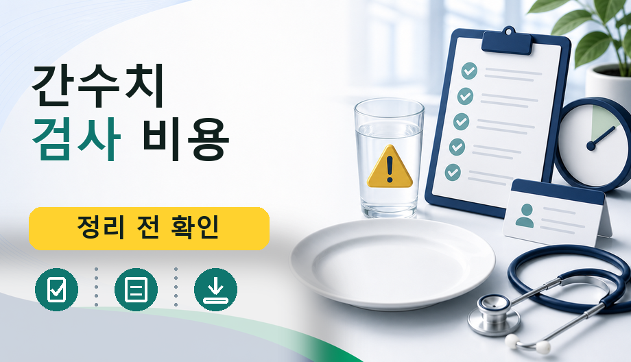 간수치 검사 비용를 설명하는 대표 이미지