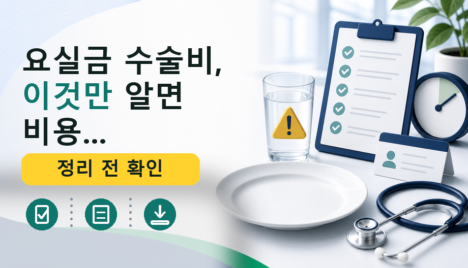 요실금 수술비, 이것만 알면 비용·보험 기준 확실히 정리