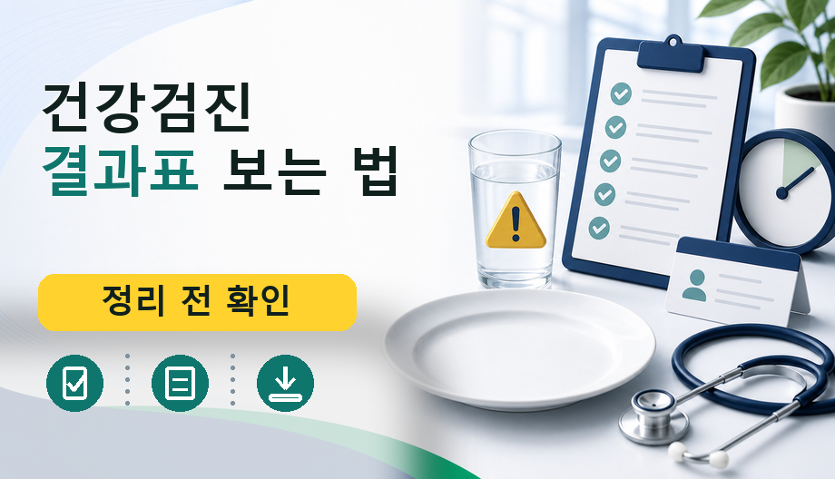 건강검진 결과표 보는 법: 먼저 확인할 항목과 병원 상담 기준