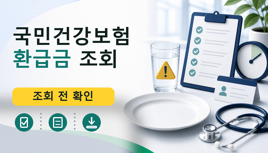 국민건강보험 환급금 조회: 공식 경로와 준비물 확인 순서