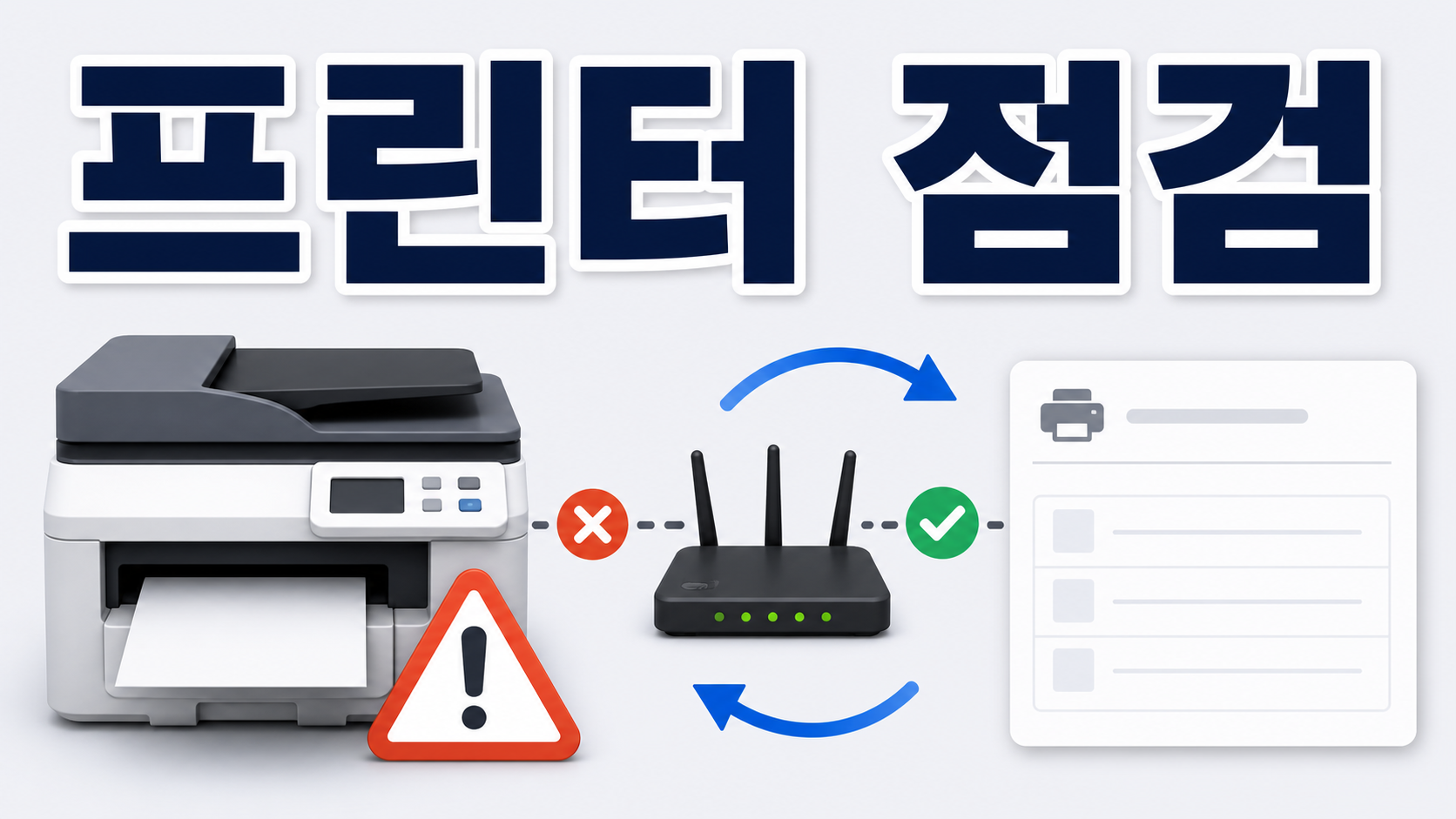 Epson EcoTank Wi-Fi 프린터 오프라인 해결 순서: 무선 연결부터 인쇄 대기열까지