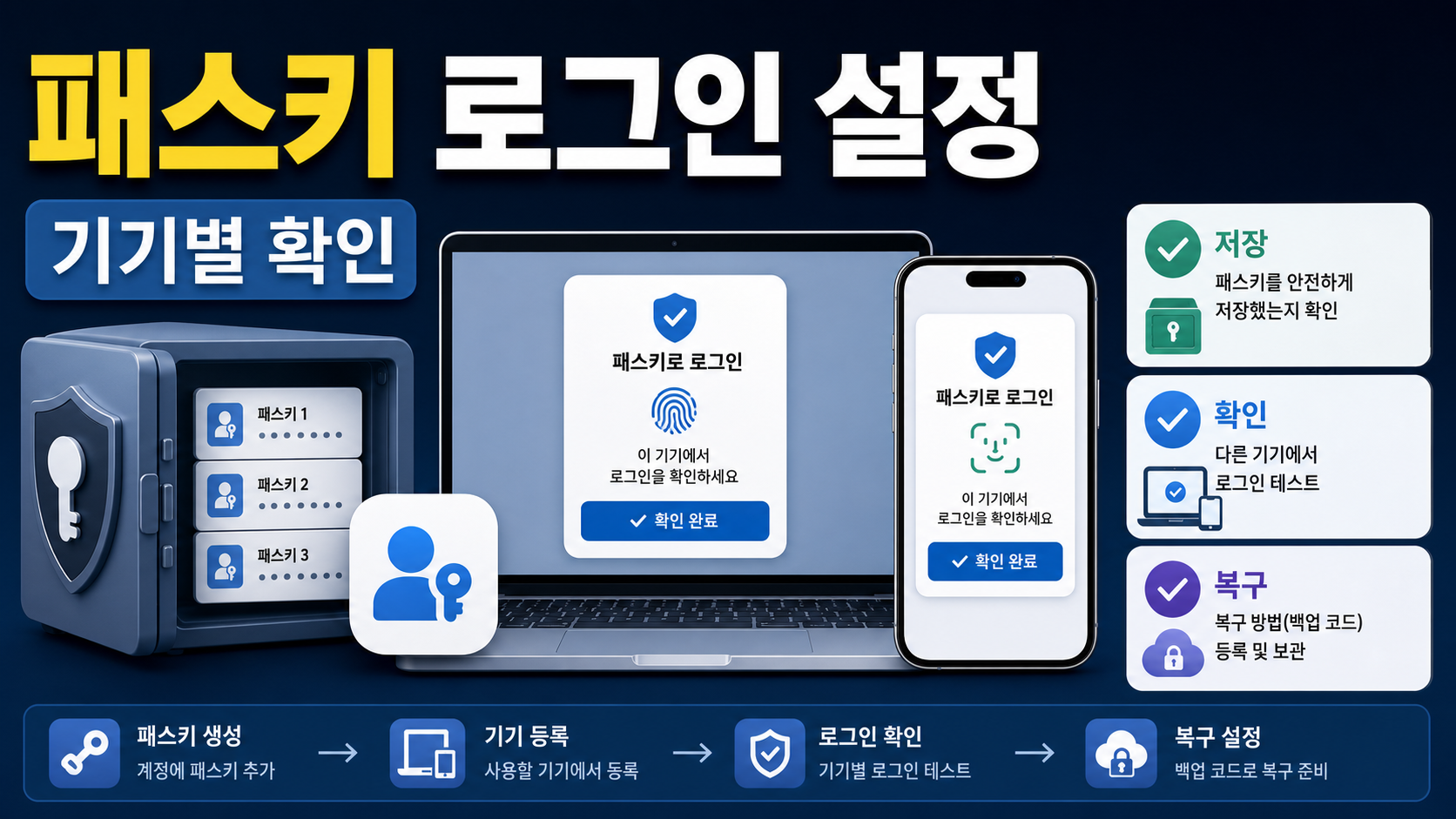 Bitwarden 패스키 로그인 설정, 저장부터 기기별 확인까지 안전하게 바꾸는 순서