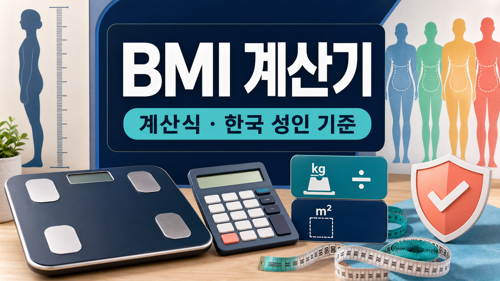 BMI 계산기 사용법: 체질량지수 계산식과 한국 성인 기준 해석