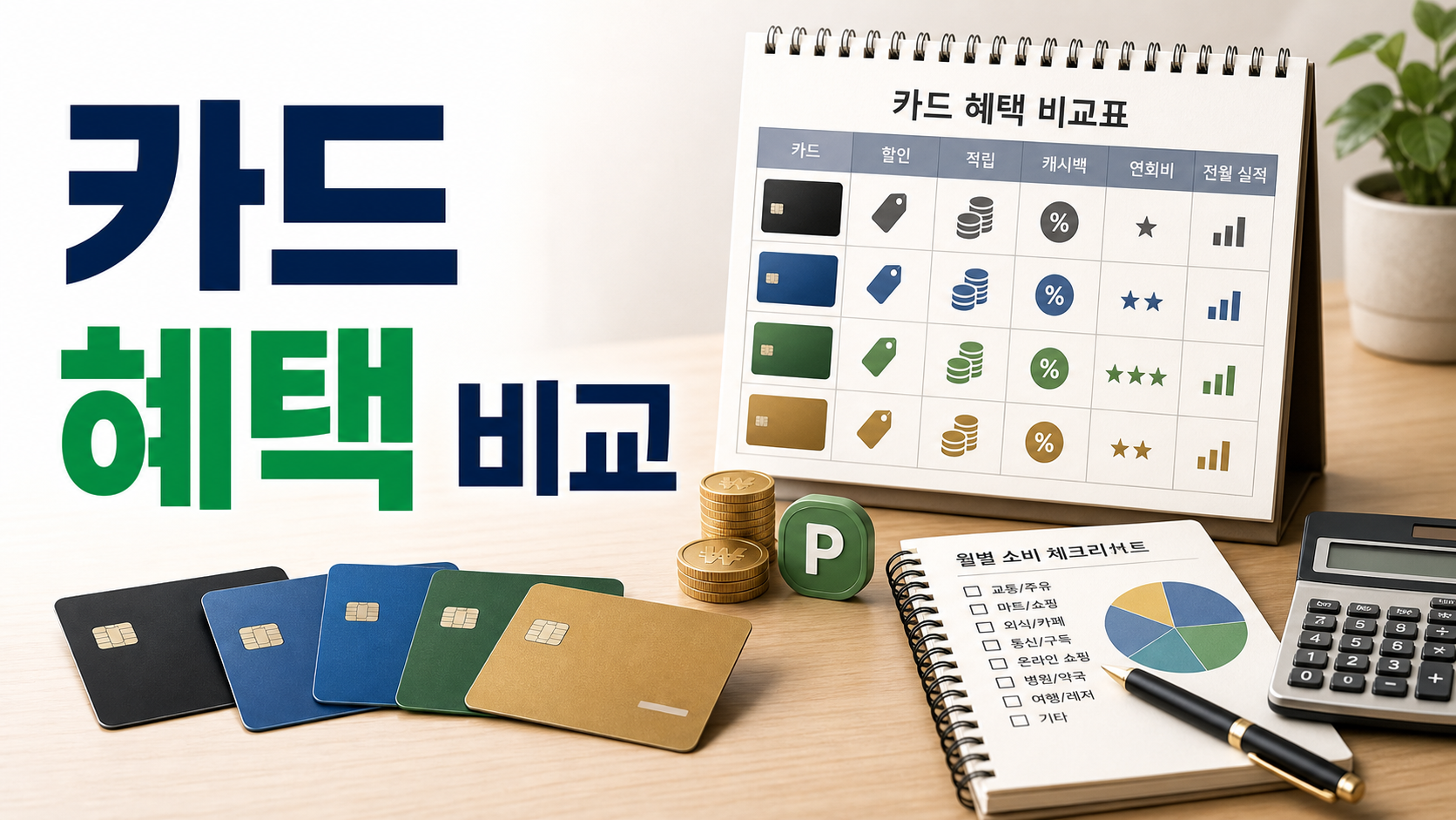 신용카드, 혜택 제대로 챙기려면? 이것부터 비교하세요!