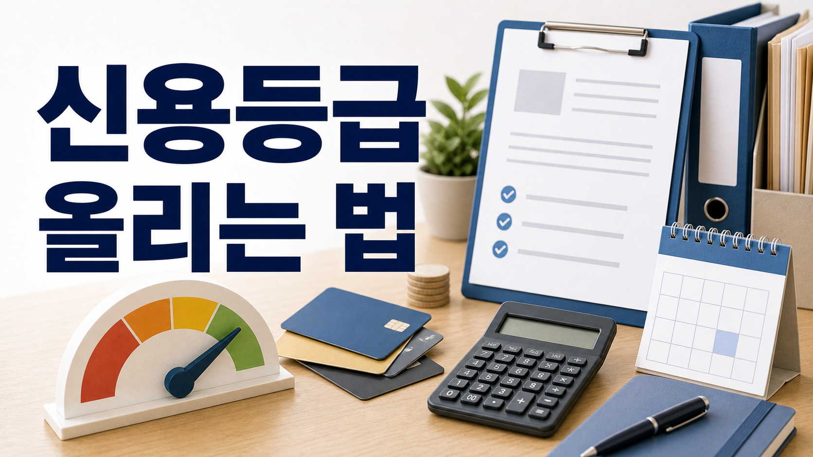 신용등급 올리는 법과 점수제 관리 포인트 정리