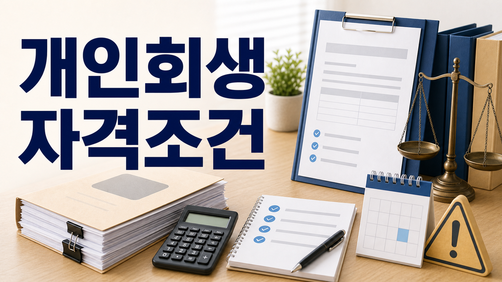 개인회생 자격조건과 무담보 담보 채무 한도 정리