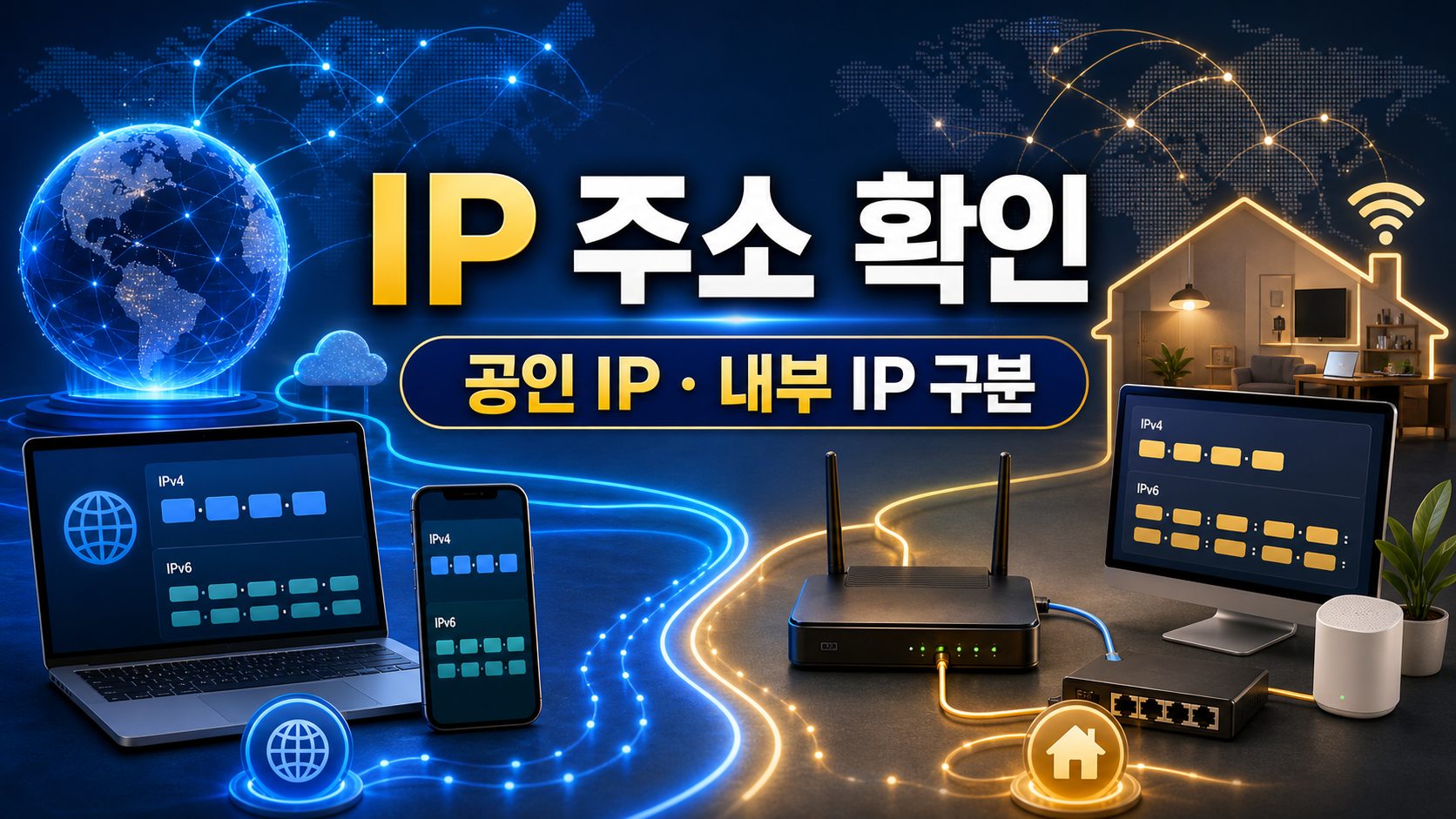 IP 주소 확인 방법: 공인 IP·내부 IP 구분과 Windows·Mac 조회