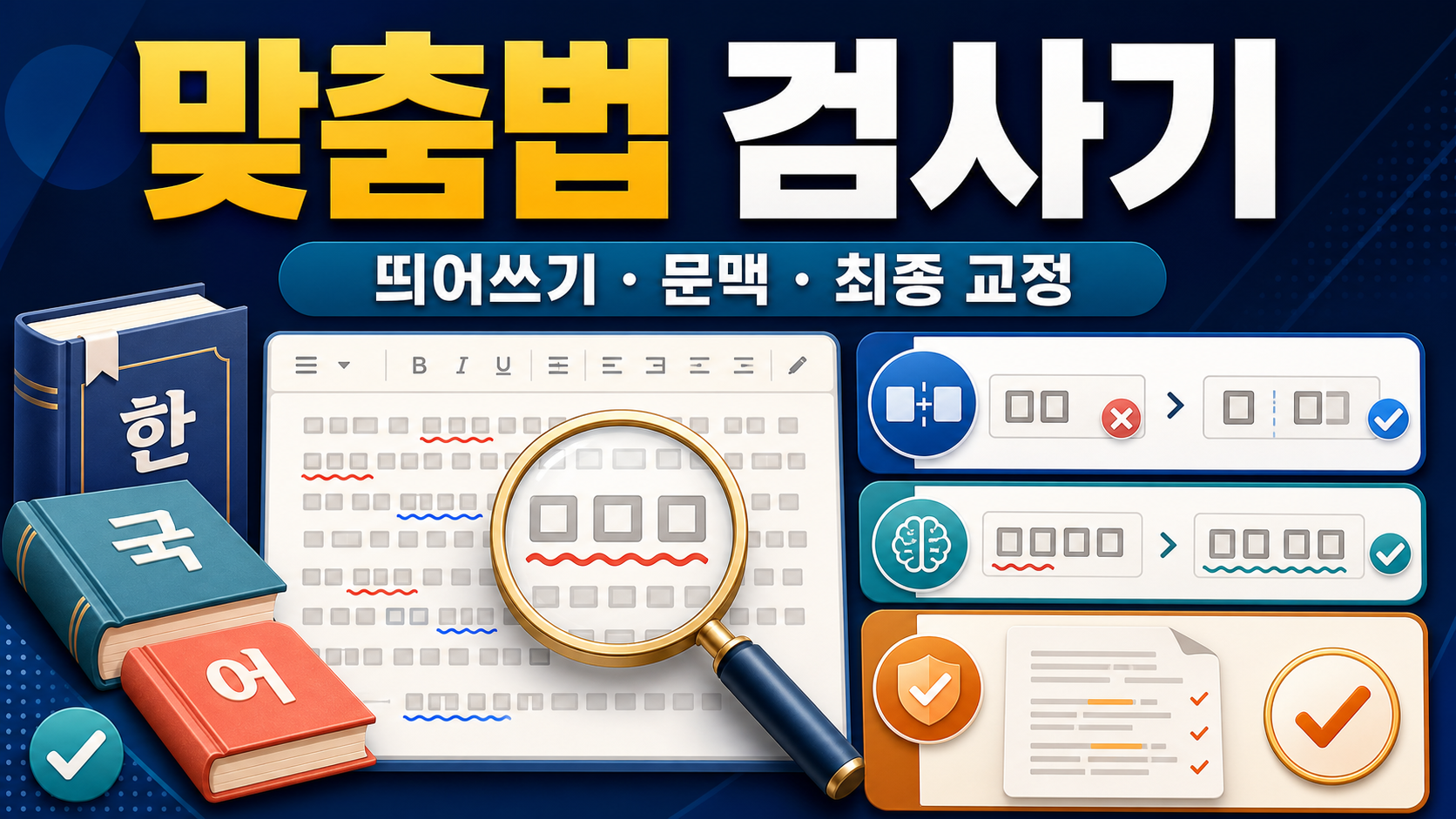 맞춤법 검사기 제대로 쓰는 법: 띄어쓰기·문맥·최종 교정