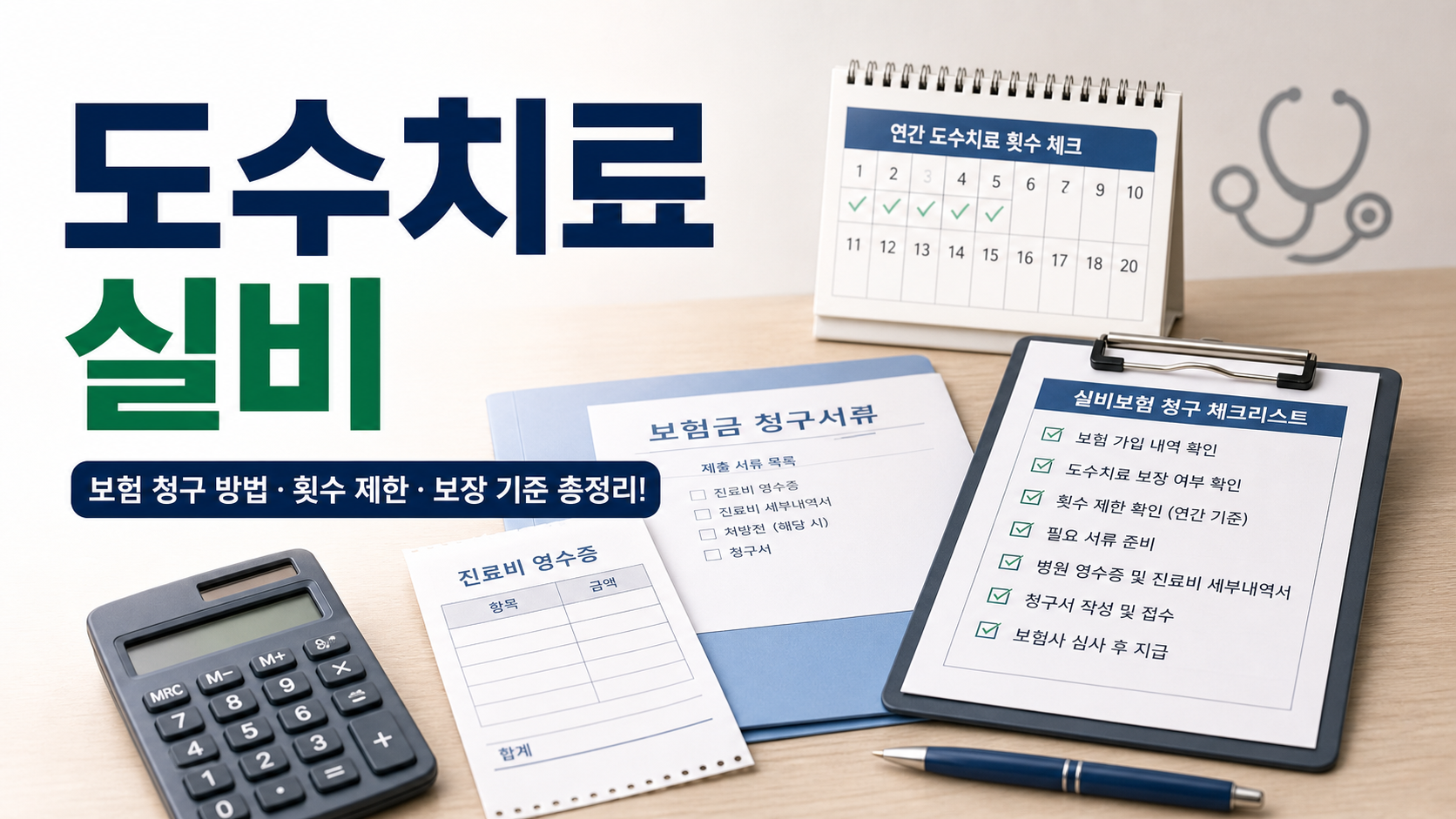 도수치료 실비 청구 방법과 횟수 한도 – 2026년 4세대 5세대 실비보험 적용 기준 총정리