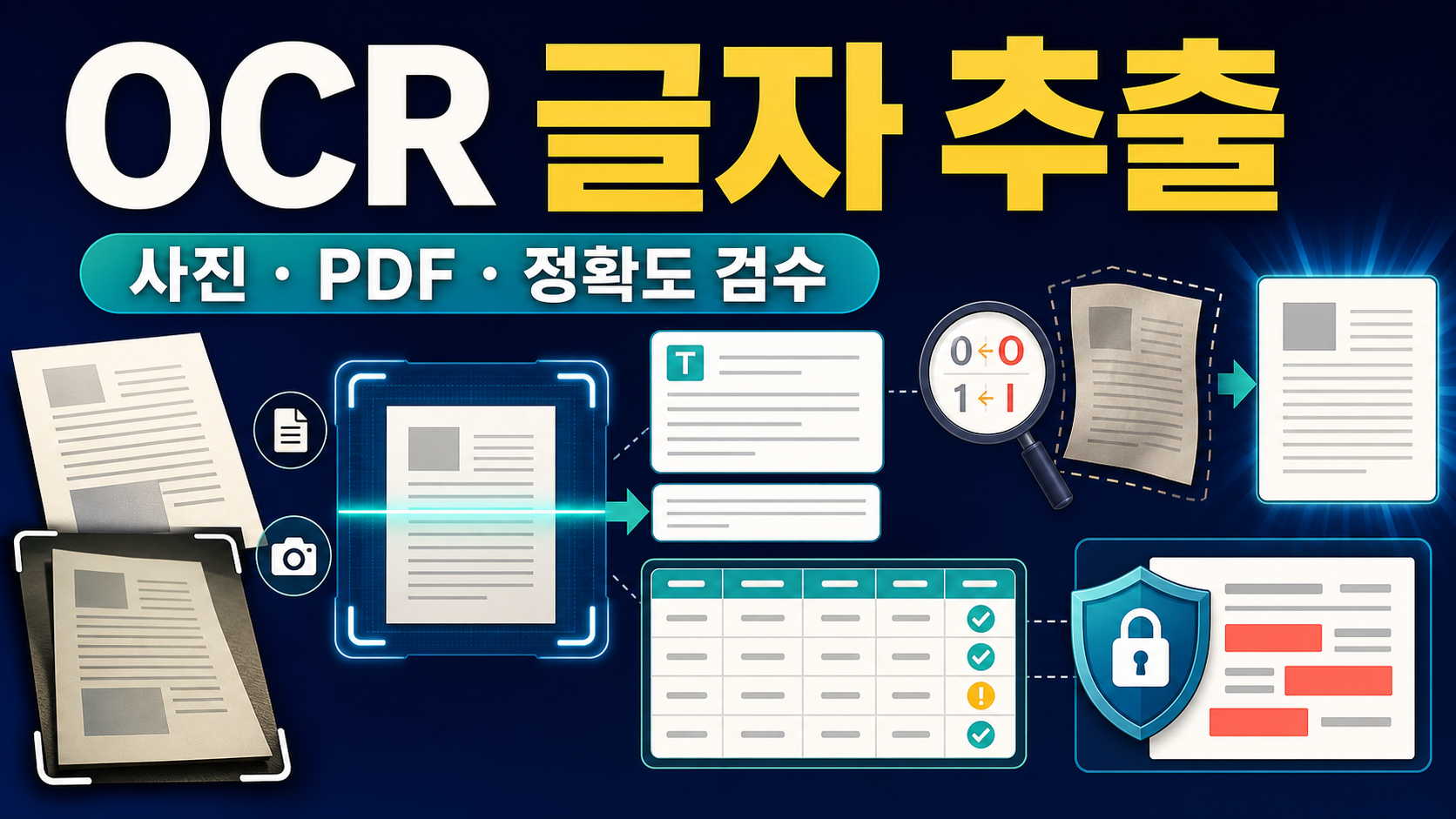 OCR 사용법: 사진·PDF 글자 추출 정확도를 높이는 방법