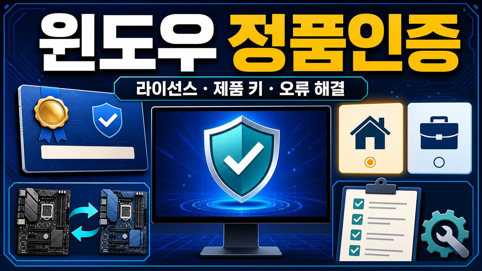 윈도우 정품인증 확인과 오류 해결: 디지털 라이선스·제품 키 구분