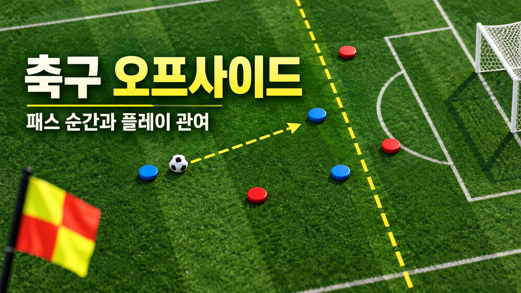 축구 오프사이드 쉽게 이해하기: 패스 순간과 플레이 관여
